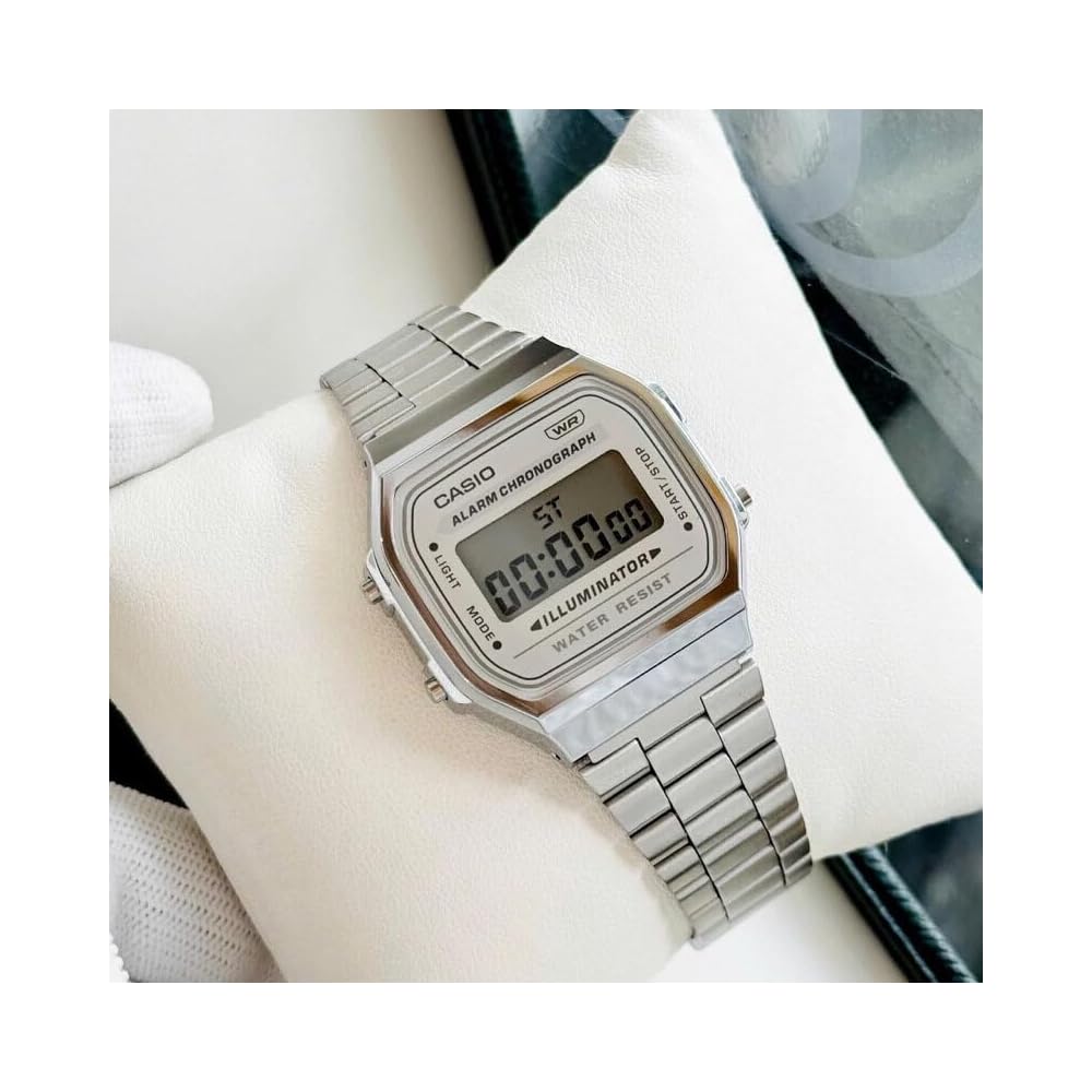 Casio Unisex Adult Quartz Watch Beige Bracelet