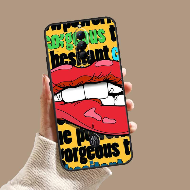 Sexy Lips KISS Case For ZTE Nubia Red Magic 11 10S 9S 8S 8 9 10 Pro Plus 6 7 6S 7S Pro 5G 6R 10 Air Cover