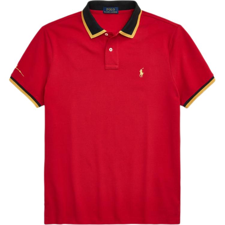 Polo Ralph Lauren Custom Slim Fit Polo Shirt With Small Pony Logo Embroidery Men Polo Shirts 710857273-002