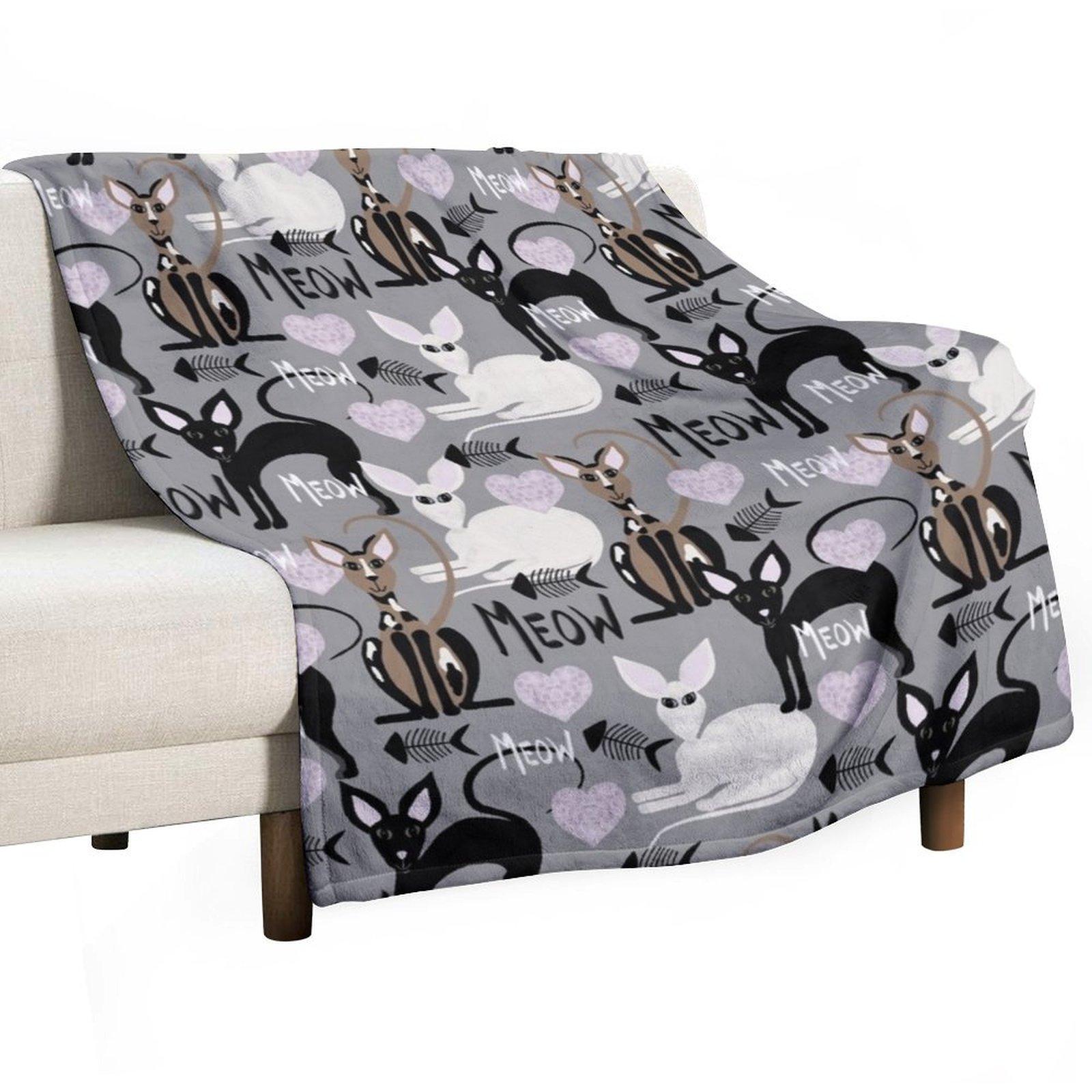 

Cornish Rex Cats Throw Blanket Tourist Decorative Sofas Sofas Blankets For Sofas Blankets 30x40in