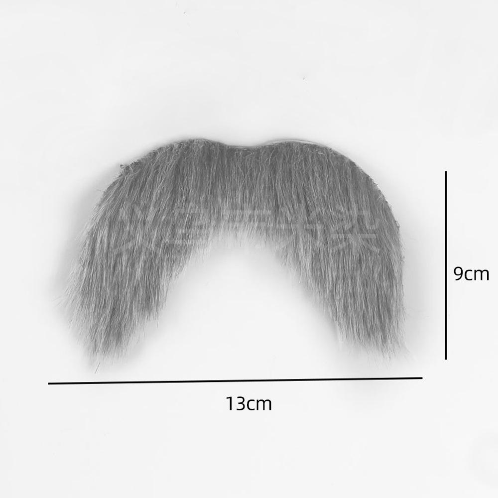 Yellow Old Man Beard and Mustache Party Costume Set