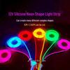12V Silicone Neon Strip Light - Self-Adhesive, Flexible Linear Light for Home Decor, Ceiling, and Wine Cabinet Atmosphere