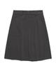 MOAA Minimal Pleated A-Line Skirt (Black)