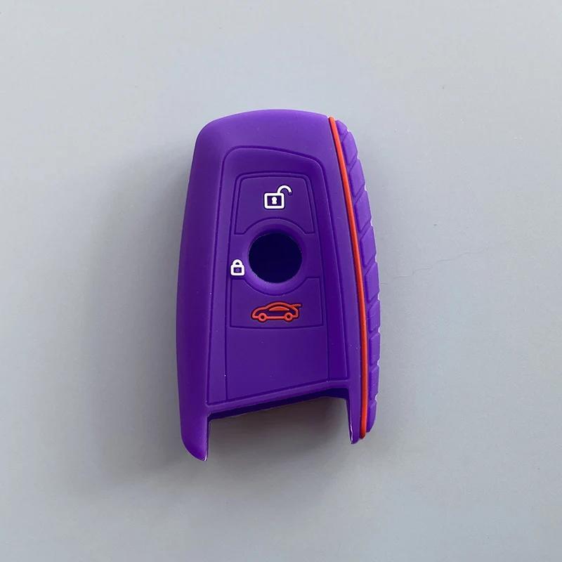 New silicone key fob cover case protect skin hood for BMW F10 F20 F30 Z4 X1 X3 X4 M1 M2 M3 E90 1 2 3 5 7 SERIES Remote keyless