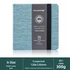 Zun Jue Portable 100% Cotton Watercolor Accordion Journal, 300g Fine Grain Fabric Book for Art Students