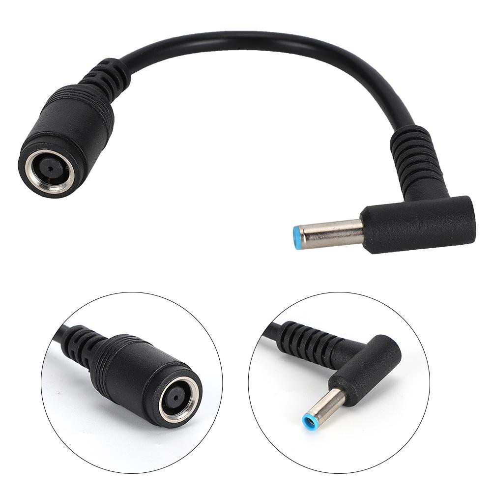 For HP Ultrabook Power Adapter 7.4 x 5.0 Female to 4.5 x 3.0 Male Bend with Pin Conversion Line