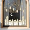 Eid Window Stickers Ramadan Decoration Eid Mubarak Decor For Home Wall Stickers Ramadan Kareem Islam Muslim Party Supplies