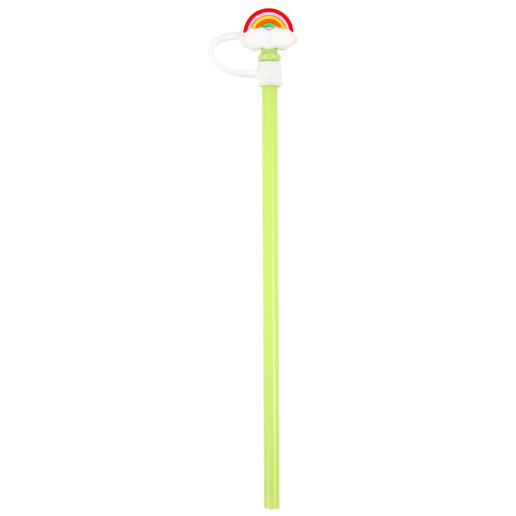 Universal Cartoon Straw Topper Practical Drink Straw Dust Cover For Wedding Party