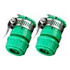 Green ABS Quick Connect Water Hose Faucet Adapter 1/2 3/4 Inch For Washing Machine Sink General Plumbing Connector