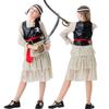 Karibisches Piratenkostüm für Kinder - Halloween Spitzen-Piratenkleid