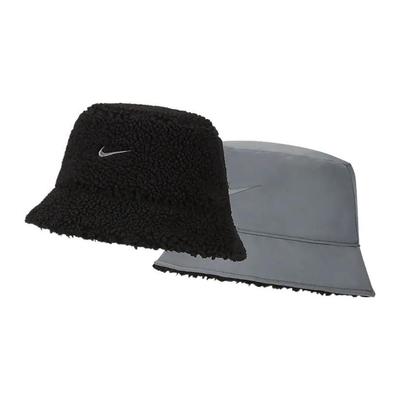 Nike Reversible Sherpa Bucket Hat Black Unisex Streetwear DV3165-010