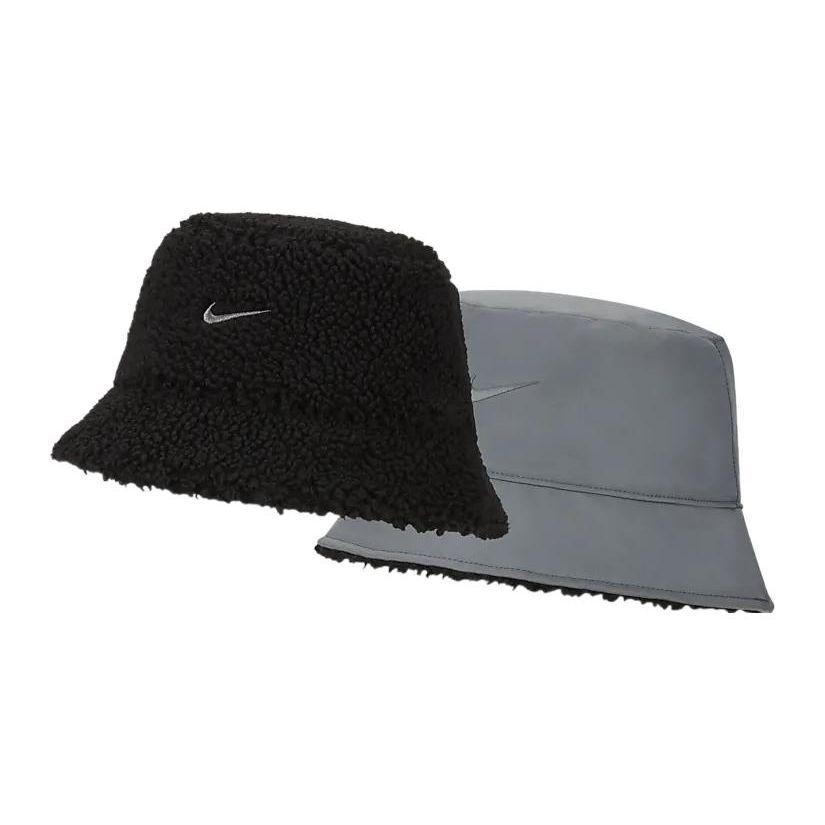 

Nike Двусторонняя шляпа-ведро из шерпы Черная Унисекс Уличная одежда DV3165-010 M/L
