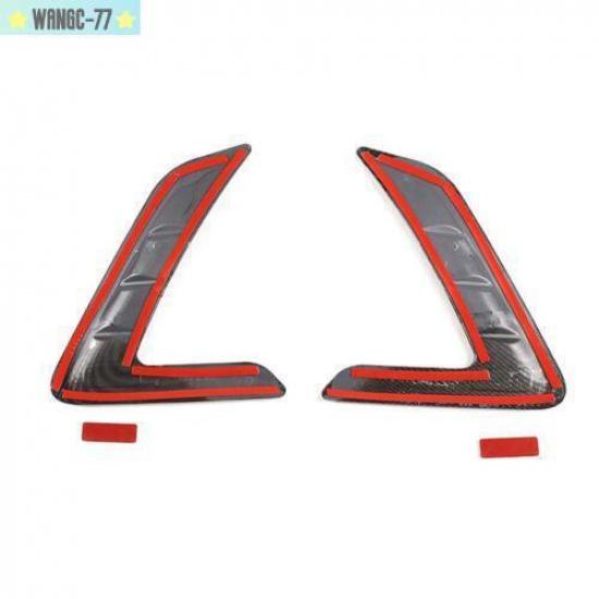 Carbon Fiber ABS Side Fender Air Outlet Vent Trim For BMW 3 Series G20 -