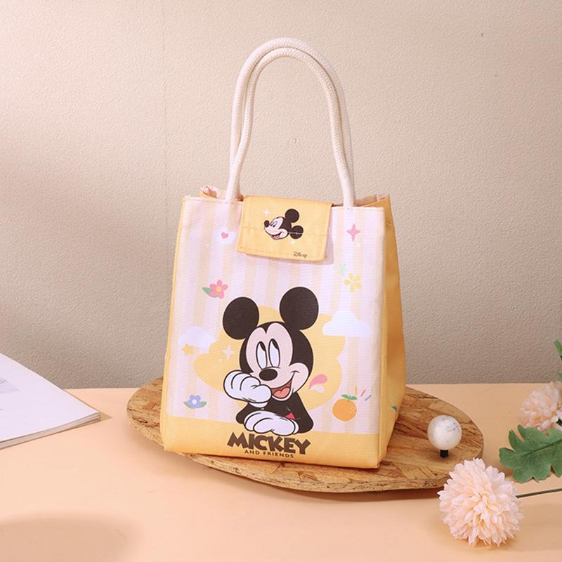Disney Mickey Serie Geïsoleerde Cartoon Tas Draagbare Lunchtas voor School – Leuke Verdikte Thermische Tas voor Kamperen