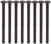 Humbucker Mounting Inch Black Screws, Size, 8-Piece, W-HPB