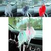 Creative Alloy Feather Dreamcatcher Car Pendant Simple Style Hanging Decoration