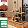 Solid Wood Tiered Display Stand for Jewelry, Ornaments, Snacks & Succulents