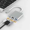 USB C HUB 4K 30Hz PD100W Dock USB-C 3.1 Splitter Type-C USBC Docking Station Adapter for MacBook Laptop iPad Huawei USB 3.0 HUB