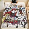 1Pc High School DxD Print Flannel Blanket, High Quality Comfortable for All Seasons, Home Decor, Warmth and Comfort, Perfect for Christmas Gifts