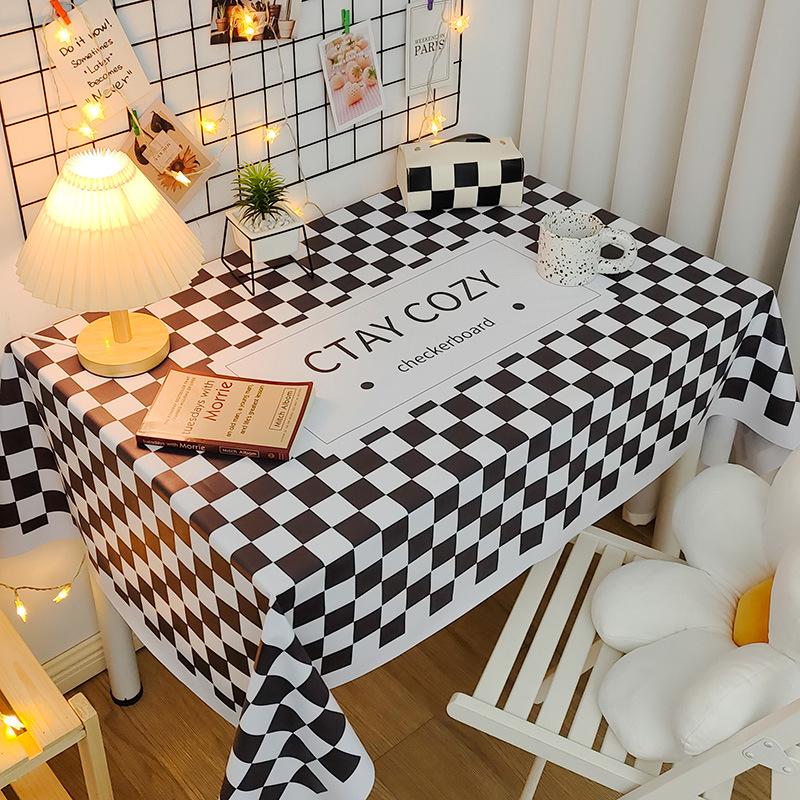 

Водонепроницаемая и маслостойкая ПВХ скатерть в скандинавском стиле - Прямоугольная, Художественный дизайн, Легко чистить, Подкладка для обеденного/кофейного стола 40x60 cm