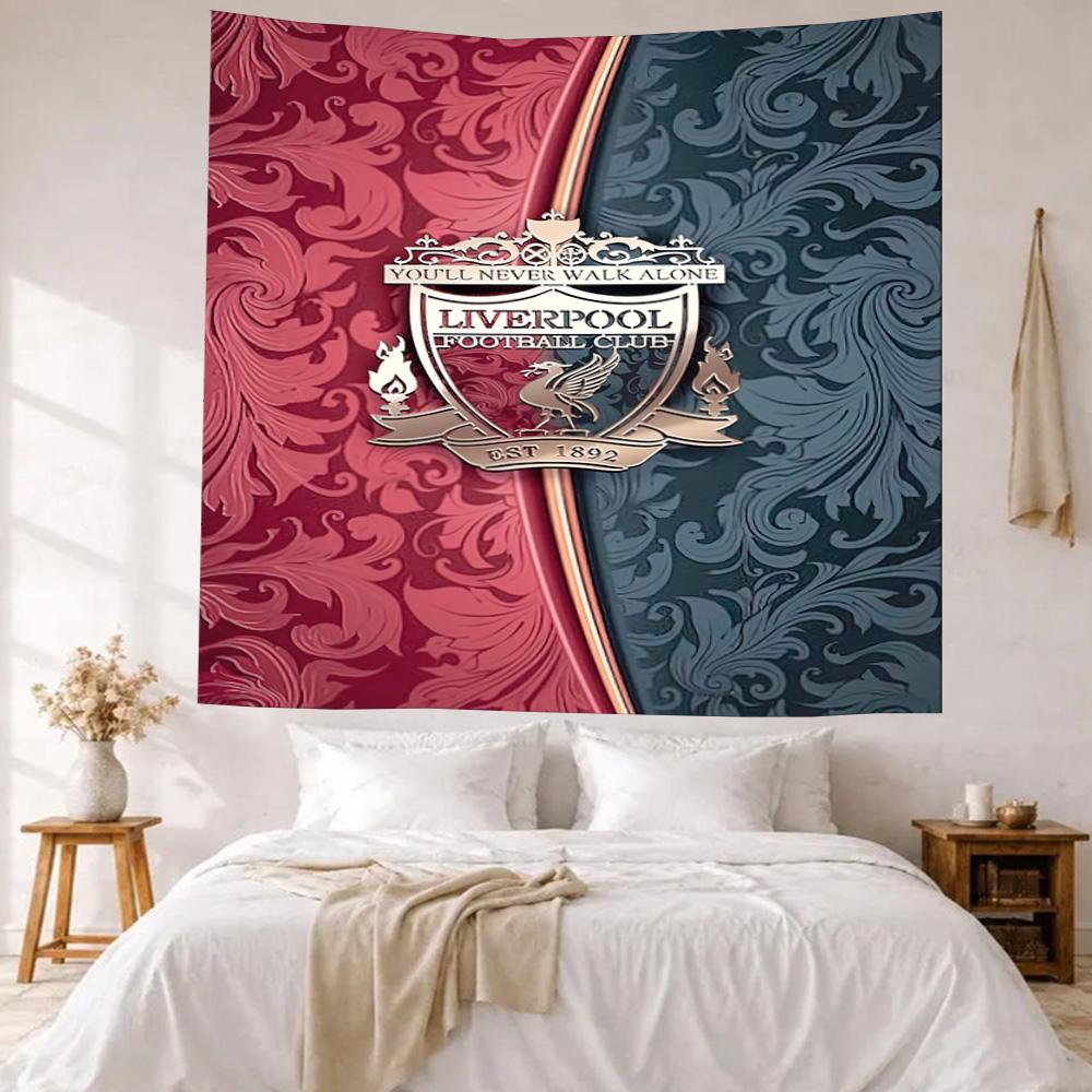 Liverpool Football Club Wall Decor Tapestry Art For Pet Memorial Birthdaywedding Party Backdrop Family Gift