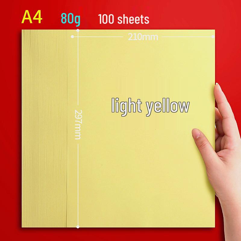 A4 Colored Printing and Origami Paper - 10 Colors