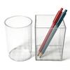 Acrylic Pen Holder/Super Thick Reinforced Design/Student Stationery Storage Bucket/Super Durable Anti Slip Desktop Organization