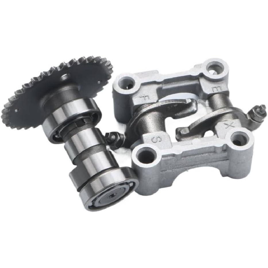 A9 Camshaft And Standard Cam And Rocker Compatible With GY6 50cc 80cc 100cc 139QMB 139QMA Compatible with And Karts(9 HOLE CAM)