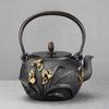 Orchid Crab Gilt Ceramic Teapot 1200ml
