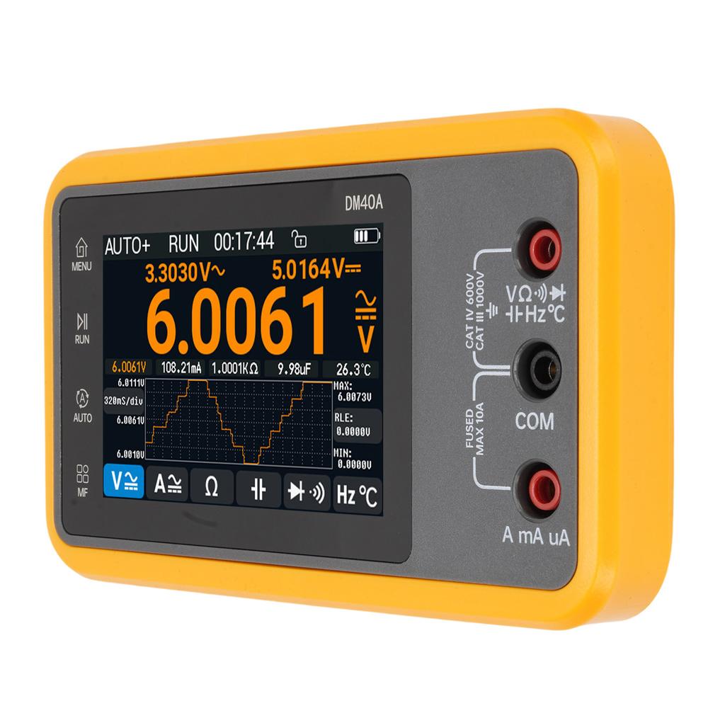 Digital Multimeter Oscilloscope Signal Generator 4.5 Digits 50MSa S 10M Bandwidth Handheld Multi Meter