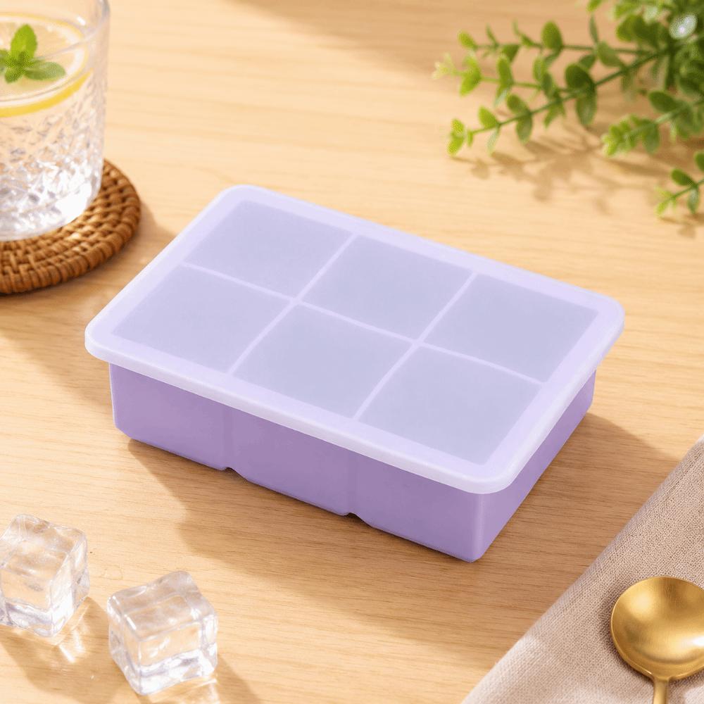 Silicone Large Ice Cube Tray BPA Free Square Ice Mold Ice Cube Maker Bar Accessories