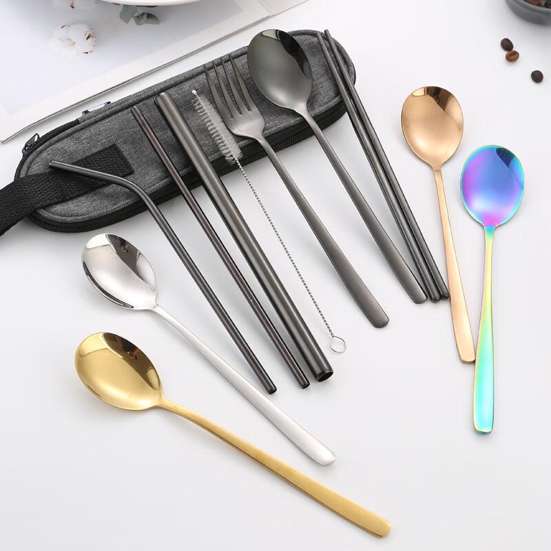 Korean Style Stainless Steel Portable Cutlery Set
