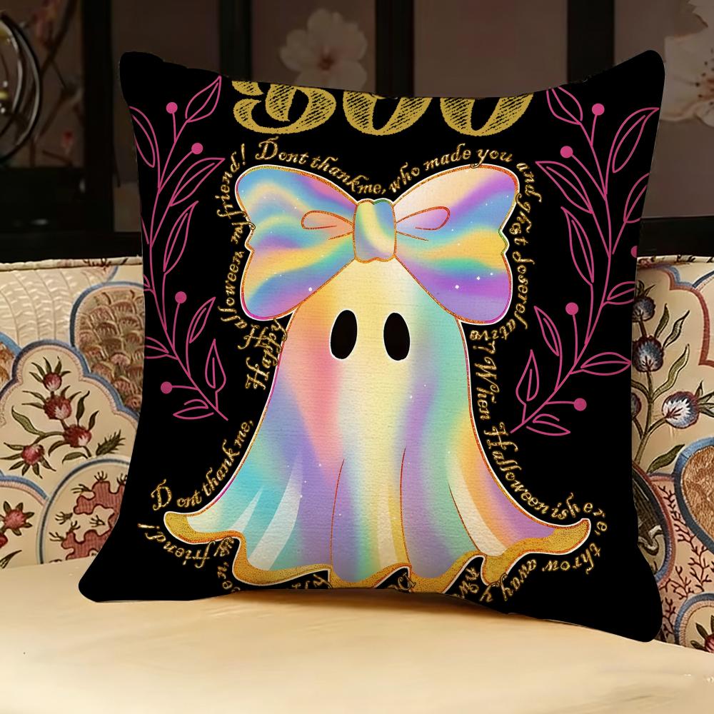Halloween Pillow Case Pillowcase, Double-sided Printed, Sofa Cushion, Bedroom Headboard Pillow
