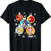 Sonic The Hedgehog Christmas X-Mas Globes Decorations T-Shirt