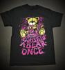 Retro Iwrestledabearonce BAND Heavy Cotton Black S-5XL T Shirt Go252