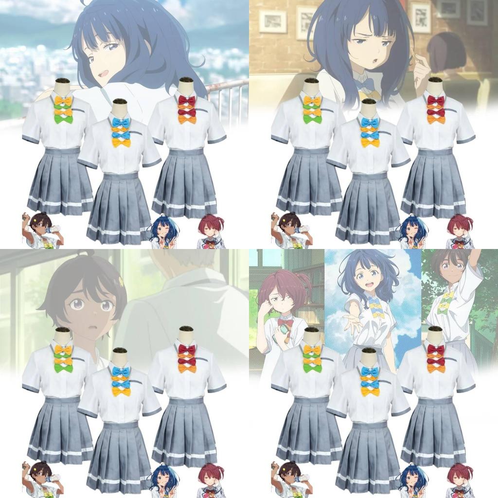 Vibrant Polyester Cosplay Costume Anime-inspired Harajuku Style For Role Play