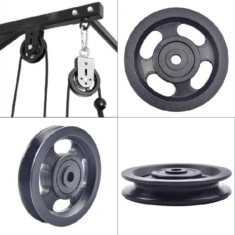 100mm Runde Fitness Umlenkrolle Lager Ersatzteile Nylon Lager Umlenkrolle