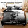Cian Ducrot Pattern Bedding Set 3Pcs Duvet Cover Pillowcase Lightweight Microfiber Bed Linen Home Bedroom Decor For Music Fans