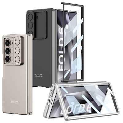 Hard PC Shockproof Phone Cover for Samsung Galaxy Z Fold 6 5 4 Case Z Fold 6 Covers with Screen Protector Camera Protection