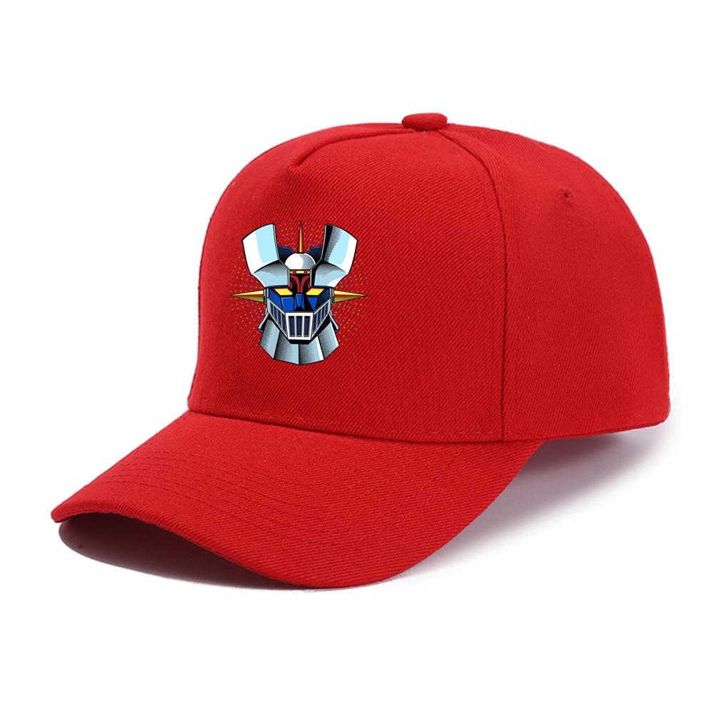 

Mazinger Z Anime Baseball Cap Old Unisexga Robot Movie Hip Hop Boy Hats Sun Caps Adjustable Breathable Outdoor Travel Kids Hats 55CM-60CM