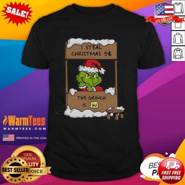 The Grinch I Steal Christmas T-Shirt Grinch Christmas Gifts S-5XL S