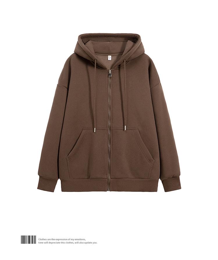 Men's Two-Way Zipper Hooded Sweatshirt
