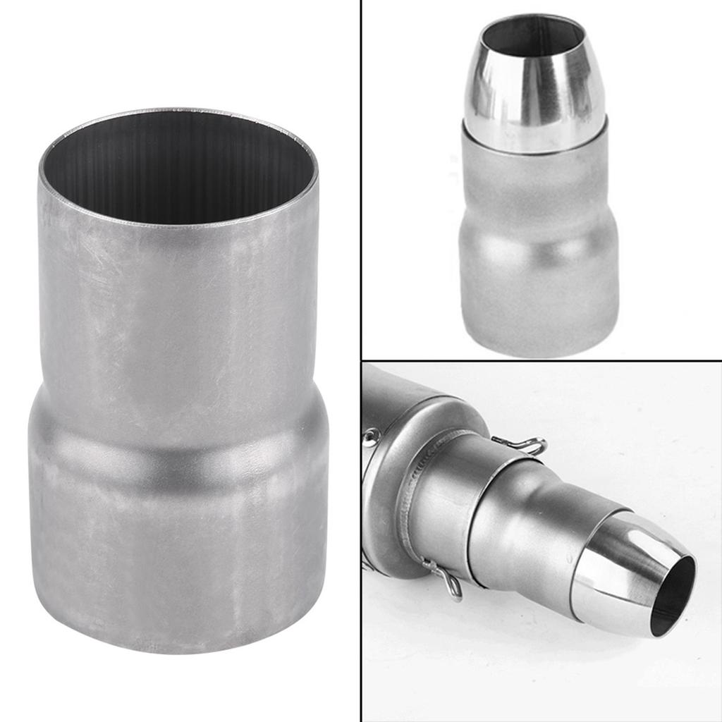 51mm To 60mm Motorcycle Exhaust Pipe Adapter Reducer Muffler Connector Stainless Steel