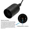 E27 Screw Lamp Holder 303 Switch Wire Plug for LED Lamp Socket AC 220V 50/60HZ Low Resistance Copper Core Wire with 1.8M Cable