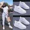 Mode Damen Plateau Sneaker PU Leder Höhe Erhöhung Freizeitschuhe Damen Schnürschuhe Flats Board Schuhe Zapatillas De Deporte