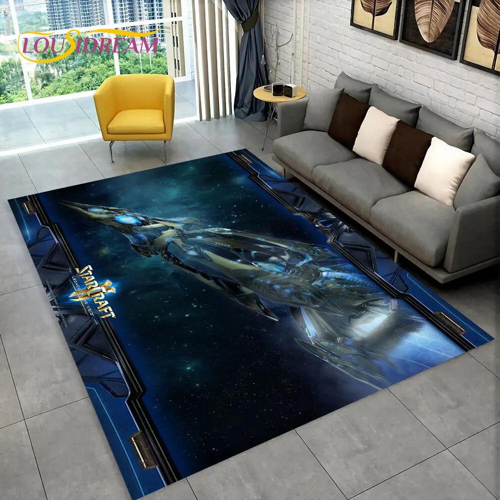 3D HD StarCraft Game Gamer PC Area Rug,Carpet Rug for Home Living Room Bedroom Sofa Doormat Decor,kids Play Non-slip Floor Mat