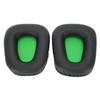 2pcs Headset Earpad Foam Cover Cushion Green and Black Replacement for Razer Electra 7.1   2.2