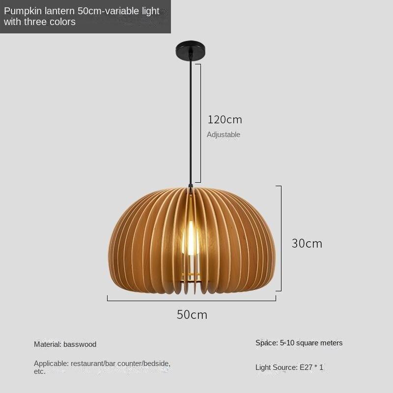 Creative Pumpkin Chandelier Bedroom Bedside Lamps