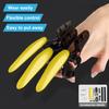 3Pcs 3D Printed Mechanical Claw Toy Finger Wolverine Claws Adjustable Size Halloween Cosplay Equipment for Adults Kids