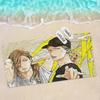 Japanses Cartoon Given Anime Beach Swimming Towel Soft Absorbent Washcloth Children's Gifts for Kids Travel Camping Gym